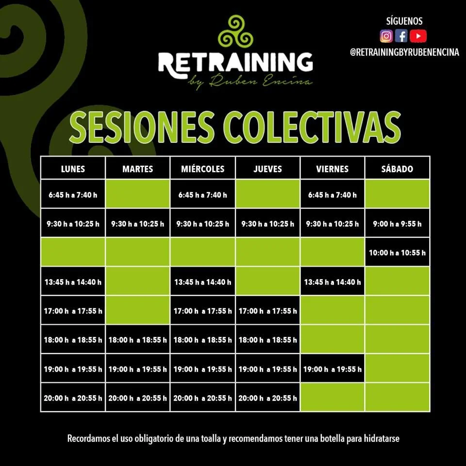 Horario Entrenamiento Colectivo