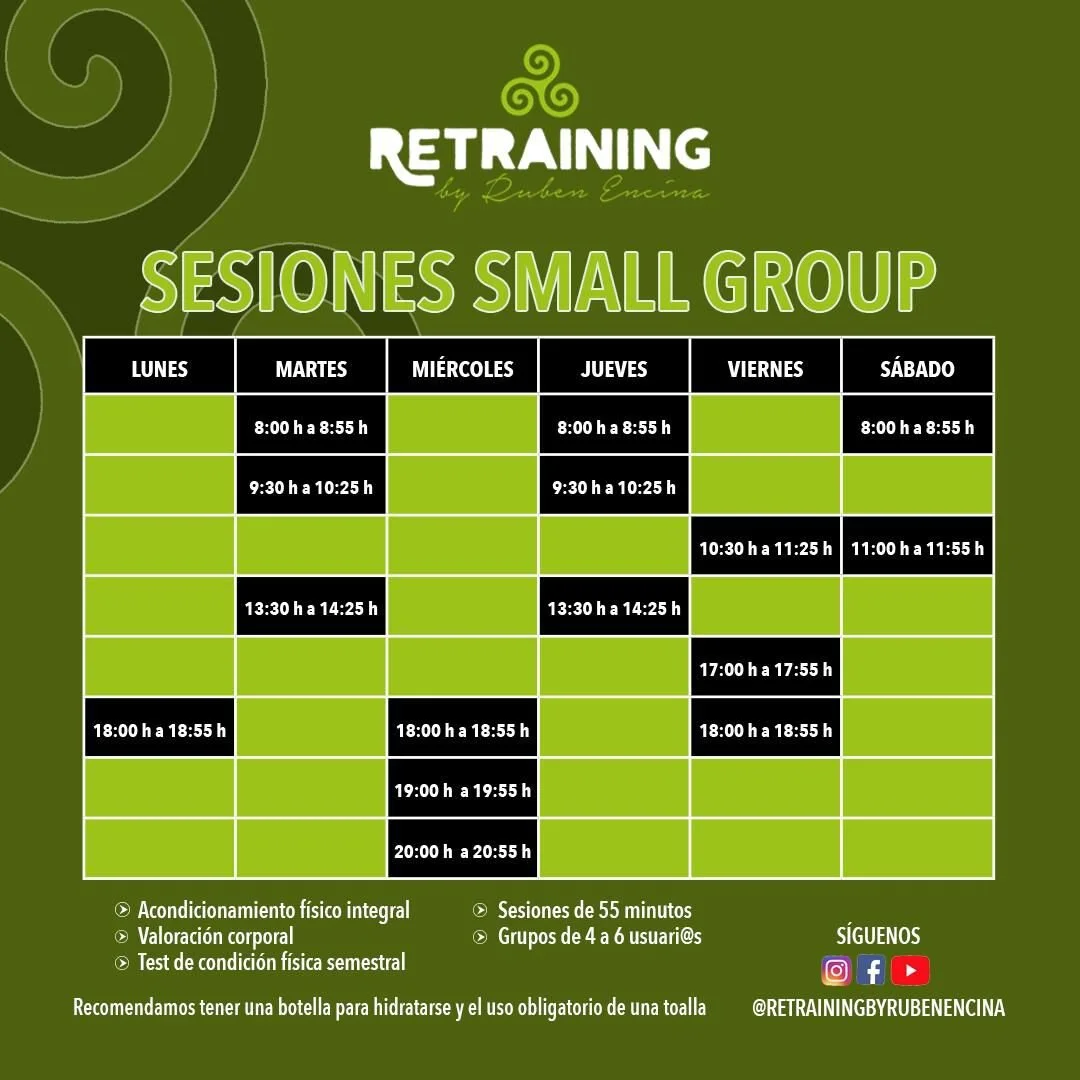Horario Small Group